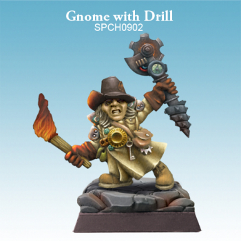 Gnome with Drill
